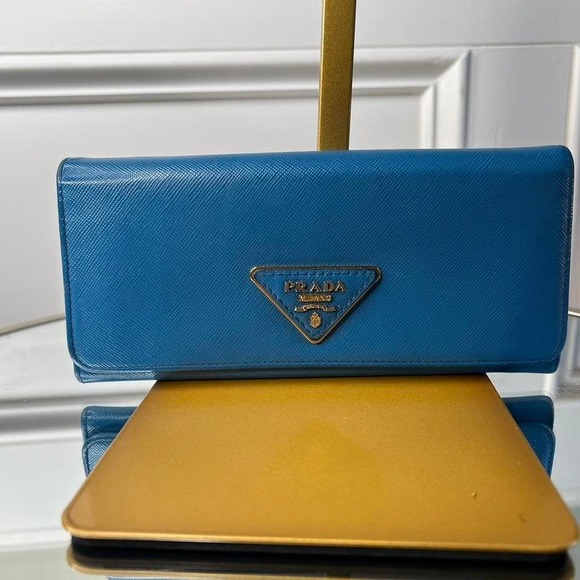 Prada Accessories - Blue Prada Wallet